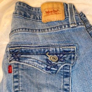 Vintage Levi low cut flares.